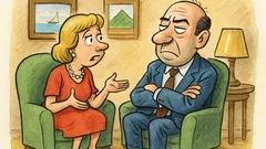 Barzelletta: «Caro, lo psicologo mi ha detto…»