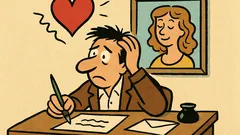 Barzelletta: Rousseau scrive una lettera d'amore distratto