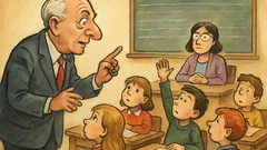 Barzelletta: Scalfaro in classe spiega la “tragedia”