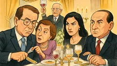 Barzelletta: Ciampi a cena, sparisce un coltello