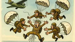 Barzelletta: cinque paracadutisti, uno senza paracadute…