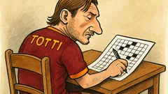Barzelletta: Totti fa un cruciverba…