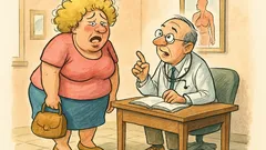 Barzelletta: Una bionda robusta dal medico