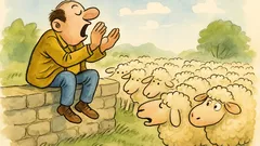 Barzelletta: Un tale fa «beee» alle pecore