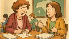 Barzelletta: La maestra corregge geografia, sospetta Pierino