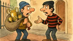 Barzelletta: Un ladro milanista parla a un ladro