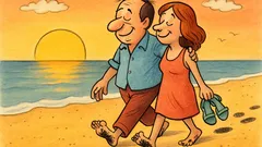 Barzelletta: L’amore è camminare al tramonto