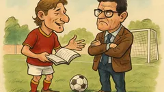 Barzelletta: Totti e Capello provano uno schema