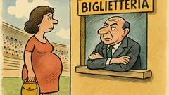 Barzelletta: Un presidente tirchio allo stadio...