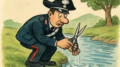 Barzelletta: Carabiniere con forbici al fiume?
