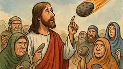 Barzelletta: Durante una lapidazione Gesù dice...