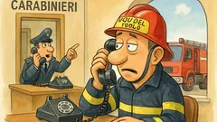 Barzelletta: Squilla il telefono ai vigili del fuoco