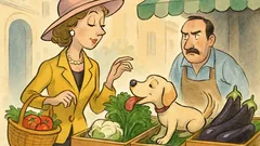 Barzelletta: Una signora chic dall’ortolano…