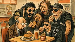 Barzelletta: Un ometto entra nel fast-food