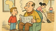 Barzelletta: Papà, papà, dove sta l'Africa?