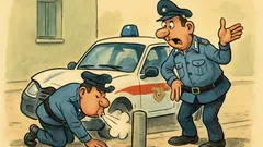 Barzelletta: Due carabinieri e un paletto