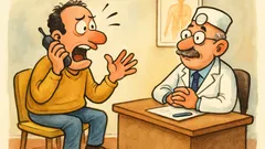 Barzelletta: Il paziente: «Dottore, dottore, sto male!»