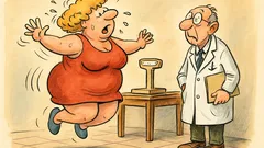 Barzelletta: Una grossa bionda va dal medico...