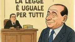 Barzelletta: Berlusconi in tribunale, legge per tutti?