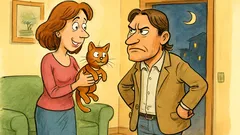 Barzelletta: Totti rientra e vede un gattino