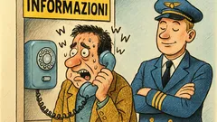 Barzelletta: Un balbuziente chiama il servizio informazioni