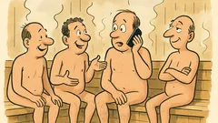 Barzelletta: in sauna il cellulare squilla...