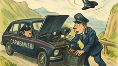 Barzelletta: Maresciallo al valico, vento spegne tutto