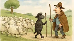 Barzelletta: ogni gregge ha il suo leader...