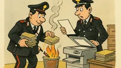 Barzelletta: «Maresciallo, posso bruciare pratiche vecchie?»