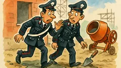 Barzelletta: Due carabinieri in un cantiere
