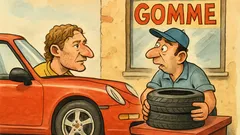 Barzelletta: Totti dal gommista con la Porsche