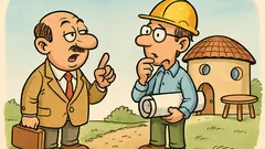 Barzelletta: Un cliente vuole una casa tonda