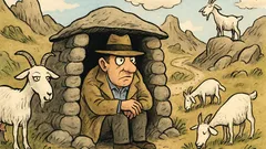 Barzelletta: latitante tra capre e montagne