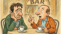 Barzelletta: In un bar di paese due amici