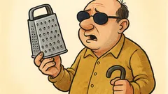 Barzelletta: Un cieco con una grattugia