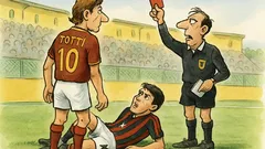 Barzelletta: Dopo Milan-Roma, Totti squalificato cinque giornate