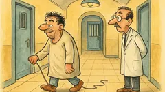 Barzelletta: Un pazzo tira uno spago