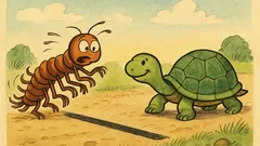 Barzelletta: Millepiedi contro tartaruga, chi vince?