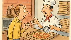 Barzelletta: un tizio entra in pizzeria d'asporto