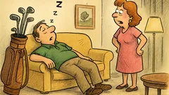 Barzelletta: un golfista trascina Paolo fino alla buca