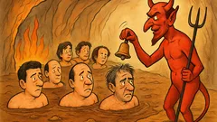 Barzelletta: un uomo muore e va all’inferno…