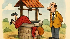 Barzelletta: Marito e moglie al pozzo dei desideri