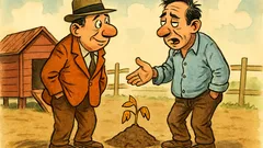 Barzelletta: Due amici e pulcini da piantare