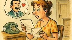 Barzelletta: Un uomo all’estero scrive alla moglie