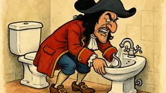 Barzelletta: Sapete come è morto Capitan Uncino?