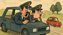 Barzelletta: Sirena persa, maresciallo improvvisa