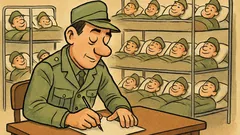 Barzelletta: Un militare scrive alla fidanzata...