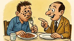 Barzelletta: Perché Cassano ha buchi in faccia?