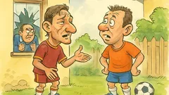 Barzelletta: Totti parla con Cassano in giardino