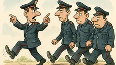 Barzelletta: Un maresciallo dei carabinieri urla «Aspetto bellicoso!»